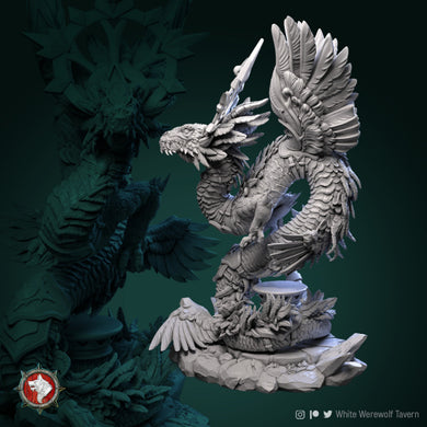 3D-Printed-Celestial-Dragon-White-Werewolf-Tavern
