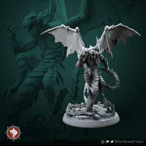 Kerrafius-Taskmaster-3D-Printed-White-Werewolf-Tavern