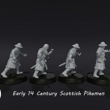 Load image into Gallery viewer, 3D Printed - Early 14th Century Scottish Pikemen