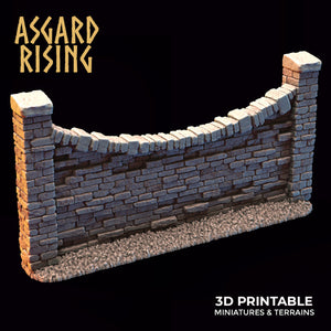 Stone Wall Fences With Gate