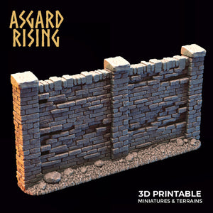Stone Wall Fences With Gate