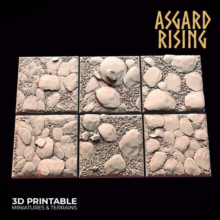 Tundra Theme 6 Square Bases