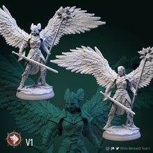 Load image into Gallery viewer, 3D-Printed-Valkiries-Set-of-6-White-Werewolf-Tavern