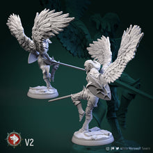 Load image into Gallery viewer, 3D-Printed-Valkiries-Set-of-6-White-Werewolf-Tavern