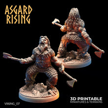 Load image into Gallery viewer, viking resin 3d printed models