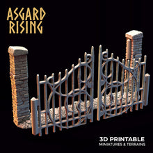 Load image into Gallery viewer, Wrought Iron Fences With Gate