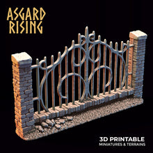 Load image into Gallery viewer, Wrought Iron Fences With Gate