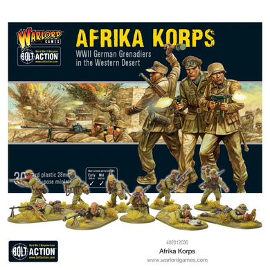 Afrika Korps WWII German Grenadiers in the western desert