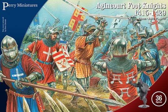 French English Knights Agincourt Perry miniatures plastic 28mm