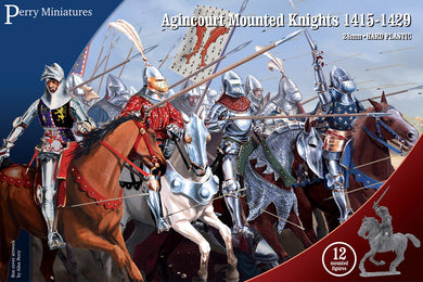 Mounted knights cavalry Agincourt French