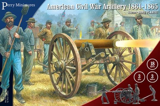 American Civil War Black Powder Historical Plastic Perry miniatures Artillary