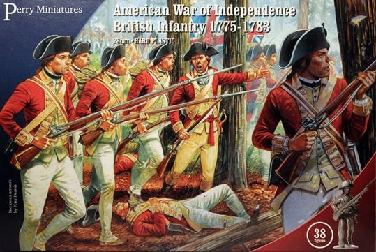 America War of Independence 4th July British Infantry Plastic 28mm Historical
