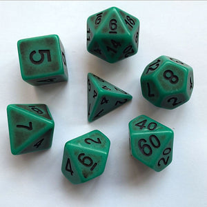 Ancient Poly Dice Set - Box