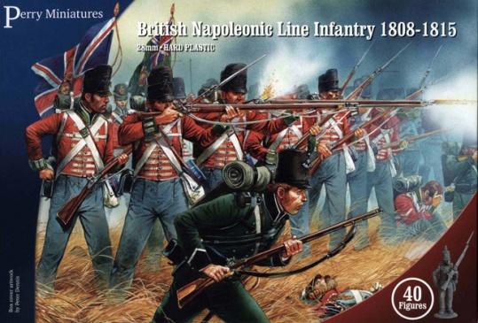 Napoleonic British Line Infantry Perry miniature Plastic 28mm