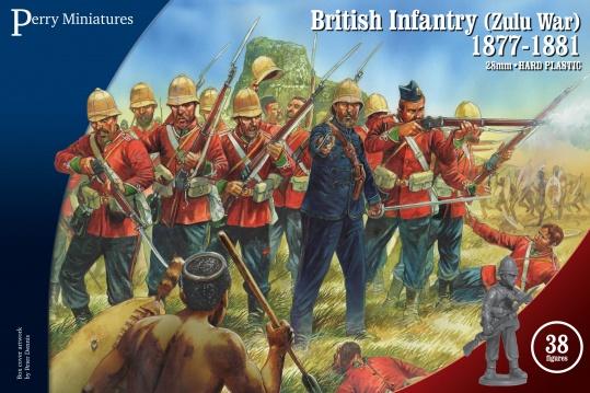 Perry miniatures-28mm Plastic figures- British Infantry 1877-1881