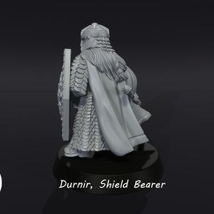 3D Printed Resin Durnir Shield Bearer Miniature