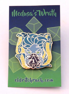 Medusas Wrath Pin Badge