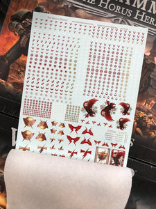 FW White Scars Legion Transfer Sheet