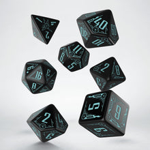 Load image into Gallery viewer,    Galactic Black_blue Dice Set_7