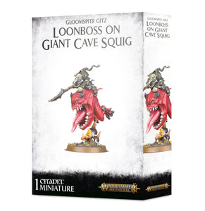 Gloomspite-Gitz-Age-of-Sigmar-Loonboss Giant Cave Squig