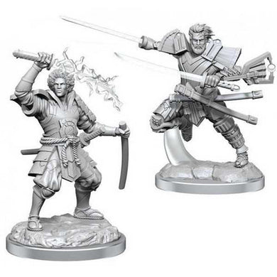 Magic: The Gathering Unpainted Miniatures - Raiyuu & Isshin WZK90506