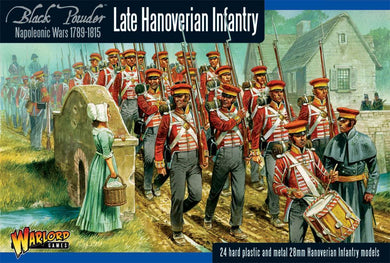 Napoleonic Hanoverian Line Infantry Regiment plastic boxed se