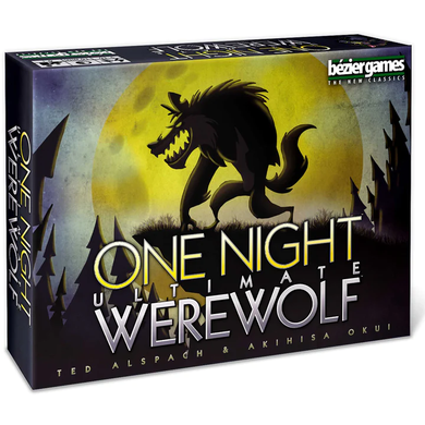 One-Night-Ultimate-Werewolf- social; deduction card game