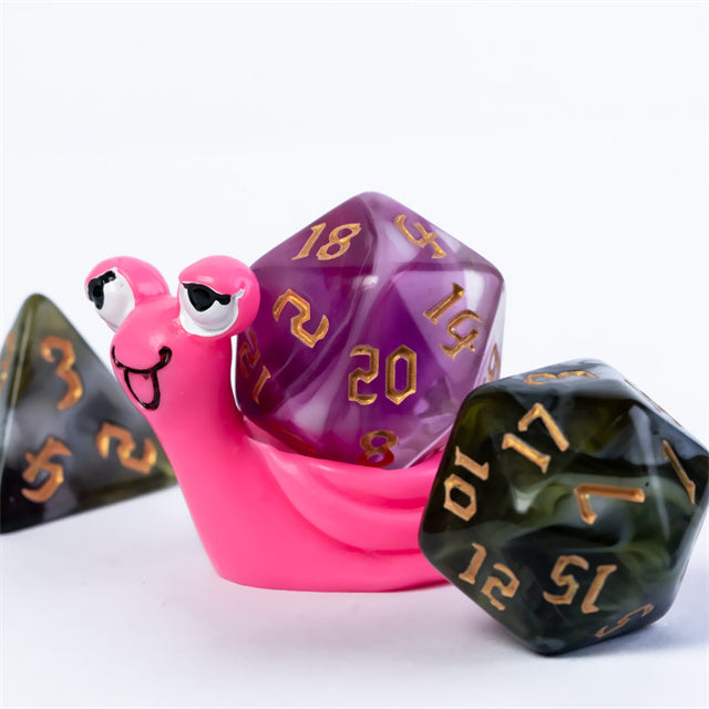 Snail Dice Stand, Pink