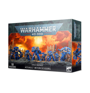 Space-marine-assault-intercessors-warhammer-40K tabletop-miniatures-game