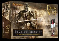 Templar Infantry Medieval Deus Vault Gaming 28mm Plastic