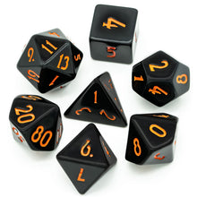 Load image into Gallery viewer, Granite effect Poly Dice Set