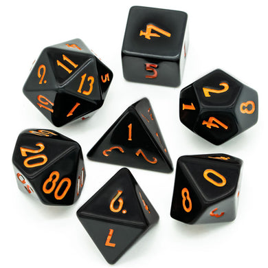 Granite effect Poly Dice Set