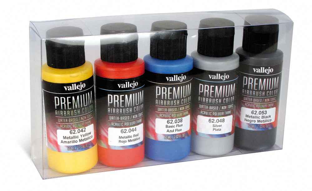 Premium Color 60ml Set - Metallic Colours (5 x 60ml)