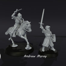 Load image into Gallery viewer, Medbury Miniatures - Andrew Moray Knight (mounted).