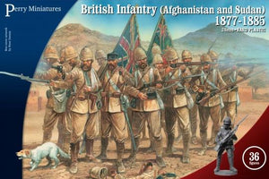 Perry Miniatures- 28mm Plastic-British Infantry Afghanistan and Sudan 1877-85