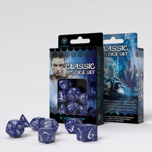 Load image into Gallery viewer, classic-rpg-cobalt-white-dice-set-7