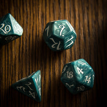Load image into Gallery viewer, classic-rpg-stormy-white-dice-set-7