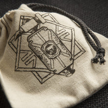 Load image into Gallery viewer, Dwarven Beige &amp; Black Basic Dice Bag