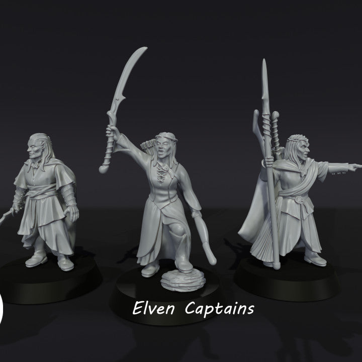 3D Printed-Elven-Captains