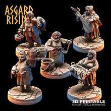Load image into Gallery viewer, Asgard rising 3D printed female miniatures
