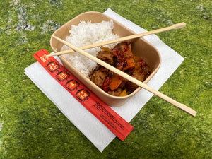 Chicken in black bean sauce