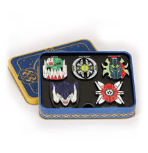 Load image into Gallery viewer, Liber Xenologis Pin Badge Set: Janus Draik Collection