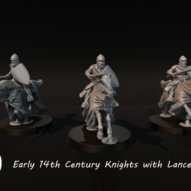 14th-Century-Knights-with-Lances