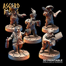 Load image into Gallery viewer, Male dwarves 3D printed models