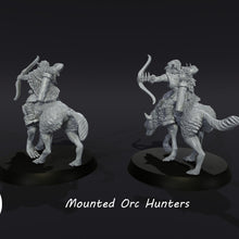 Load image into Gallery viewer, 3D Printed-Orc-Hunters-Mounted