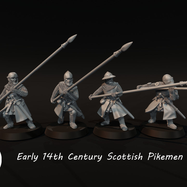 Early-14th-Century-Scottish-Pikemen