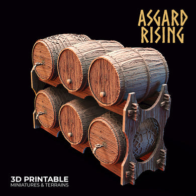 resin barrels scale models