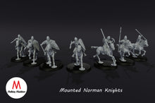Load image into Gallery viewer, 3D-Printed-Norman-Knights-Mounted