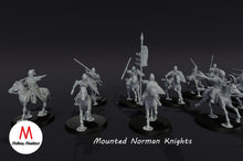 Load image into Gallery viewer, 3D-Printed-Norman-Knights-Mounted