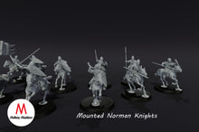 Load image into Gallery viewer, 3D-Printed-Norman-Knights-Mounted
